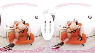 VRB TRANS Greatest TRANSSEXUAL Pornographic Star Kimber Lee Wants Firm Tearing Up VR Porno