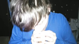 Oops, the Love Glove Moneyless... - Noisy Enslaved FTM Trans Boy Gets Creampied