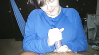 Oops, the rubber penniless... - noisy servant FTM Trans Stud Gets Creampied