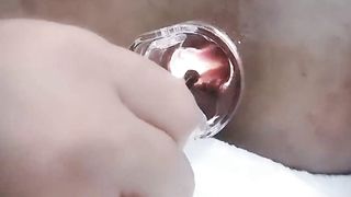 she-creature anal invasion examination after suck off