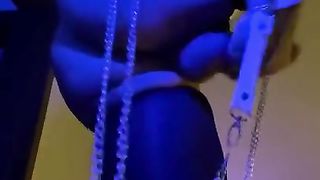 Crossdresser Yam-Sized Cum-Shot With Fucktoy