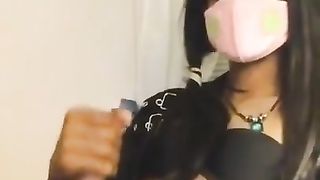 Trap big black cock getting off