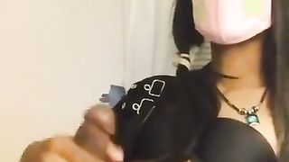 Trap big black cock getting off