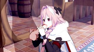 Nice Trap Astolfo Gets Banged in the Culo