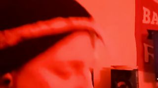 She-Masculine Sasha Deep Throating Pipe!