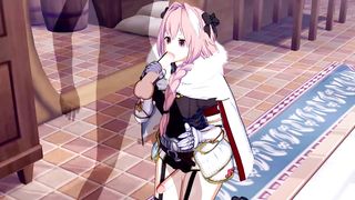 Super-Cute Trap Astolfo Gets Banged in the Rump