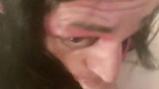 Lea the tramp kept on a leash and taught as I deserve