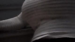 Gwenny in the stairwell