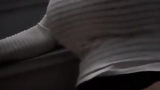 Gwenny in the stairwell