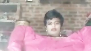 Indiancrossdresser alisha self assfuck faux-cock plow