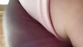 Whorish Cock-Squeezing rosy Donk Cutoffs Sidewalk Sissy Crossdresser