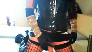 Homemade foolish sissy packing the protection