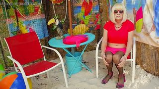 Nylon & Garter Blues CD TG Crossdresser at Beach Hotel