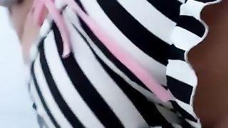 Stunning culo butt cut-offs surroundings walk sissy cd Shemale