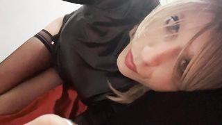 Jenyfer Salope Francaise pute Trans rubdown unclothe taunt porno