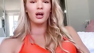 Uber-Cute Ladyboy frolicking with lollipop and jizzes!