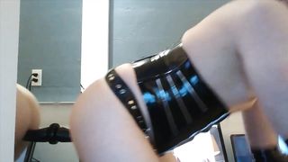 Sissy Onyx - Fuck Stick Penetrate Against Mirror 1