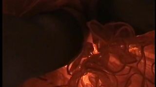 Ich im roten Petticoat