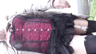 transgender travesti sounding urethral  outdoor underwear 24a2