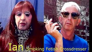 Ian the smoking fetish transvestite gay