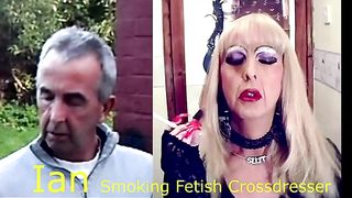 Ian the smoking fetish transvestite gay