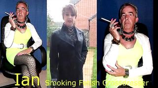 Ian the smoking fetish transvestite gay