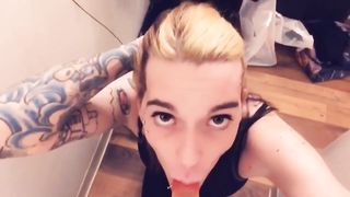 Stellar She-Creature likes to be a oral goddess