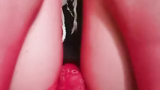 Rosebutt arsecunt railing on big pony fake penis