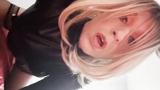Jenyfer lopette light-haired Francaise wondrous she-male rock hard Fuckfest