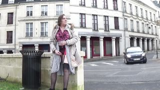 transgender travesti sounding urethral  outdoor road 5a