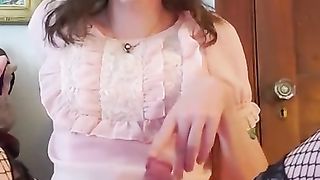 Cool suspended honey jizm flow