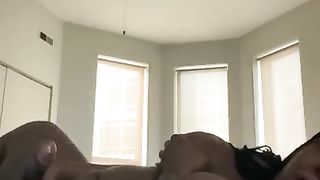 killer ebony plumper shemale wanking