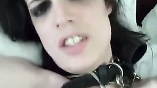 Lovely she-creature in underwear gets her rump torn up and gulps