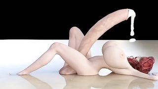 3D Futa Chicks with Mega Dicks!
