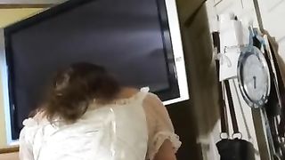 Analandrea Fresh undergarments gigantic monstrous rump ass-plug