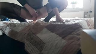 Faux-Cock sesh with cum-shot