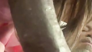 Sissy gets big black cock truly firm