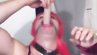 Anew dirty deep inhaling faux-cock experience so i can be redy to get face screw