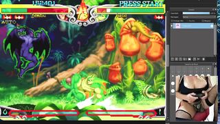 Frolicking Darkstalkers trio