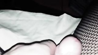 Trap mega-bitch fishnets stockings