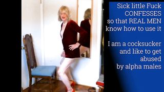 Confessions from Dave the Sissy, degrading, abjecting, etc