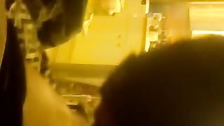 Gasping on a monster clittie