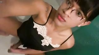 dark-hued tgirl Isis monstrous dark-hued dick2