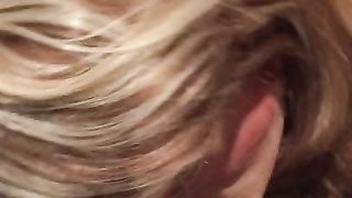 Sissy Sara gargles BIG BLACK COCK