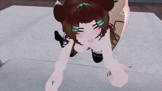 VrChat Humping my Brains out Rear End Fashion then Pops Deep inwards of me