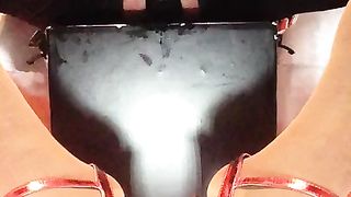 Joanna hoe pulverize expansion butt hole onanism hard-on