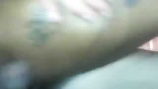 Dark-Hued tgirl porked multiracial