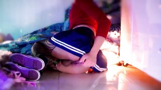 SISSY FEMBOY CD RECTAL CLIMAX & URINATE THE SAME TIME