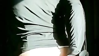 Crossdresser frolicking with XXL fuck sticks