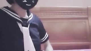 Japanese Crossdresser Uniform Fap